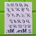 Waterproof Temporary Tattoo Sticker English word letters alphabet Mr. tatto stickers flash tatoo tattoos for girl men 4. 