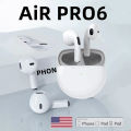 PRO6 Wireless Bluetooth Headset 5.3 Bluetooth Protocol Earplug Type Strong Endurance Gaming Competitive Headphones TWS Running. 