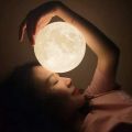 Moon Lamp Moon Light Night Light for Kids Gift for Women USB Charging and Touch Control Brightness Warm and Cool White Lunar Lamp. 