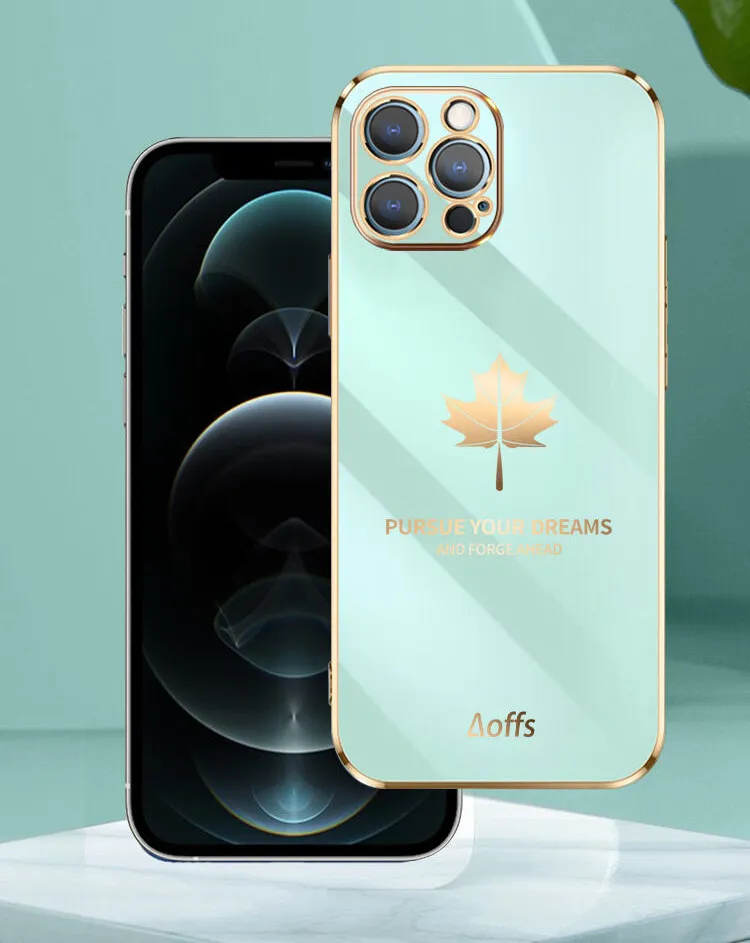 For Vivo V21 Back Cover with Hand Strap Luxury Shiny 6D Plating