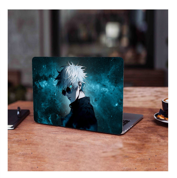 Aesthetic Gojo Anime Laptop Skin Vinyl Sticker Decal, 12 13 13.3 14 15 15.4 15.6 inch Laptop Skin Sticker Cover Art Decal Protector Fits All Laptops (Digital Delights)