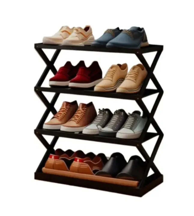 Sheos Rack - X-Shaped Shoe Rack - Shoe Stand - Multifunctional Steel ...