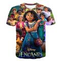 Disney Movie Beautiful Mirabel Princess Encanto Girls Print T-shirt Summer Costume Girl Party Wear Clothing Birthday Tees Baby. 