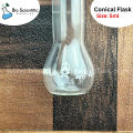 Volumetric Flask, 5ml – Clear-Fitted with Polypropylene Stopper - Class A, Tolerance ±0.10 ml - White Graduation Mark - Borosilicate Glass –NORMAX. 