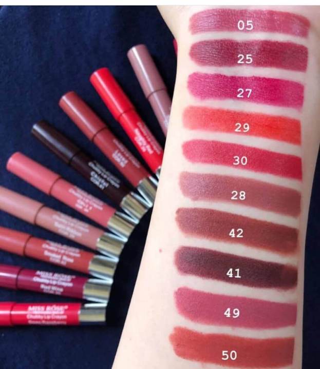 Miss%20Rose%20Pack%20Of%206%20-%20Lip%20Crayon%20-%20Image%203