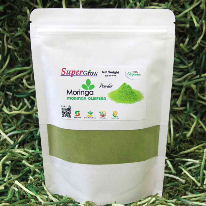 Fresh & Organic Moringa Oleifera Powder (200Grams) | Daraz.pk