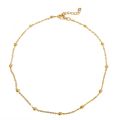 NEW Simple Invisible Transparent thin Line Gold Color Choker Necklace For Women Chain Necklace bead chocker collier femme Collar. 