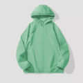 Douyin Kuaishou, a substitute for the hair ice silk sunscreen clothing, men's summer couple jacket, American hooded windbreaker, thin style. 