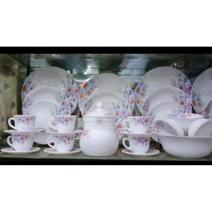 Marble / Pather Dinner set For Dining - 72 Pieces Complete Set