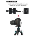 Mounting Plate Clamp Double Lock Mounting Plate Clamp Adjustable Knob Adapter for Tripod Ball Head -06. 
