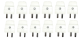 Electric Shoo 2/6/12 Pcs Two Pin Shoo Plug for Multipurpose Use 10 Amp 250 Volt - Heavy Duty. 