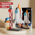 Space Explorers LEGO Rocket Station - Build Your Own Rocket Launcher! (130 Pieces)/ABS plastc/best gift for kids. 