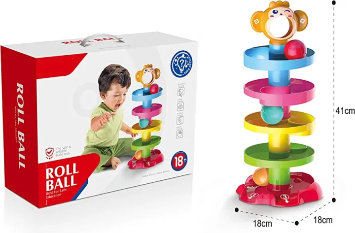 Huanger%20Roll%20Ball%20Game%20-%205%20Layers%20Swirling%20Ball%20Ramp%20Roll%20Ball%20Toy%20for%20Baby%20Kids%20%7C%20Drop%20and%20Go%20Ball%20Stack%20and%20Toss%20Game%20with%203%20Balls%20%7C%20Plastic%20%7C%20Multi%20Color%20%7C%20for%20Toddlers%20-%20Image%203