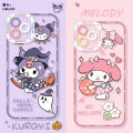 Cinnamon kuroll Kuromi soft silicone case for iPhone 15 14 Pro Max 13 12 11 pro mini XR Xs x 8 7 6 6s Plus se 2020 clear back cover. 