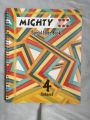 Mighty 4 subject A4 size spiral notebook. 