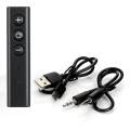 Clip Audio Bluetooth Receiver Headphone Adapter for IPhone 7/8Handsfree Car Kits Wireless Music Adapter with Bluetooth V4.1 for Headsets/Earbuds/Car Audio/Speaker/Home Stereo. 