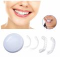 Snap On Smile Teeth Braces Invisible Veneer Aligner Natural White Cosmetic Teeth Cover Transparent Dental Veneer Perfect Smile Teeth Corrector and Instant Gap Filler. 