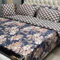 Comforter Set |  Latest Attractive Design 7PC Printed SaloniKa Cotton Comforter Set for Double Bed - Summer Collection, Best Quality, Multi Colors - comforter set - comforter | Available at FANZA. 