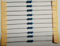 10 Pcs Resistors Super Quality 1/4W Resistance 4.7K (4K7)K 1% Metal Film Resistor Color Blue. 