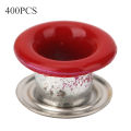 400 Sets 3MM Metal Eyelets Grommets Bag Shoe Leather Craft Scrapbooking Colored. 
