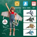 Airplane Toys Set Die Cast Metal Military Fighter Jets for Kids Boy Pullback Plane Model Pack of 4 - 5291. 