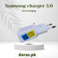 Samsung Adaptive Fast Charging Wall Charger Adapter with Micro 2.0 USB Cable Compatible for All Samsung Galaxy models available in white. 