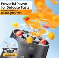 Azeem Mall Mini USB Rechargeable Juicer Blender 6 Blades 380ml Portable Electric Fruit Juice Maker Mini Juicer Machine For Kids carry for gym travel Mini Juicer blender bottal Small Juicer Mixer Machine. 