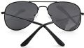 Black Aviator Sunglasses For Men Full Black. 
