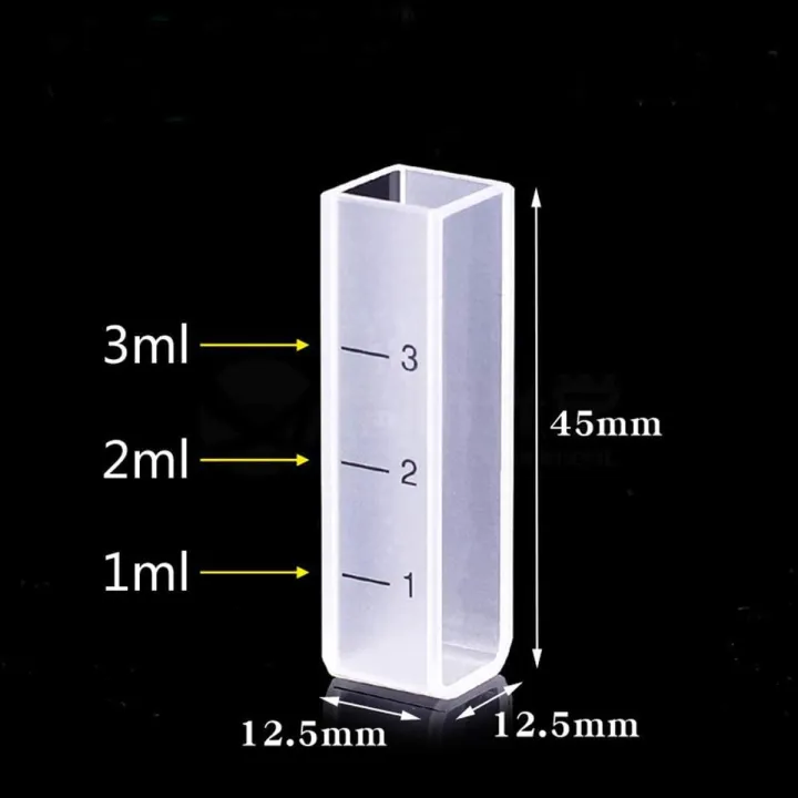 Quartz cuvettes with lids 10mm cell cuvette with box | Daraz.pk