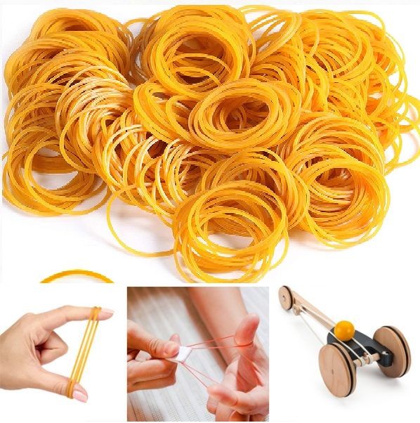 100Pcs/Pack High Quality Rubber Bands Strong Elastic Rubber Band Hair Rubber Band Loop Office School