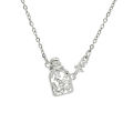 Youbo Water Bottle Diamond Necklace for Women Summer Light Luxury Sweet Pendant High-end Non-fading Clavicle Chain Jewelry. 