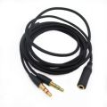 For -Razer Earphone Audio Cable Headphone Adapter Splitter Headset Microphone For -Razer Electra/Kraken PRO 7.1 V2/Hamme 2m. 