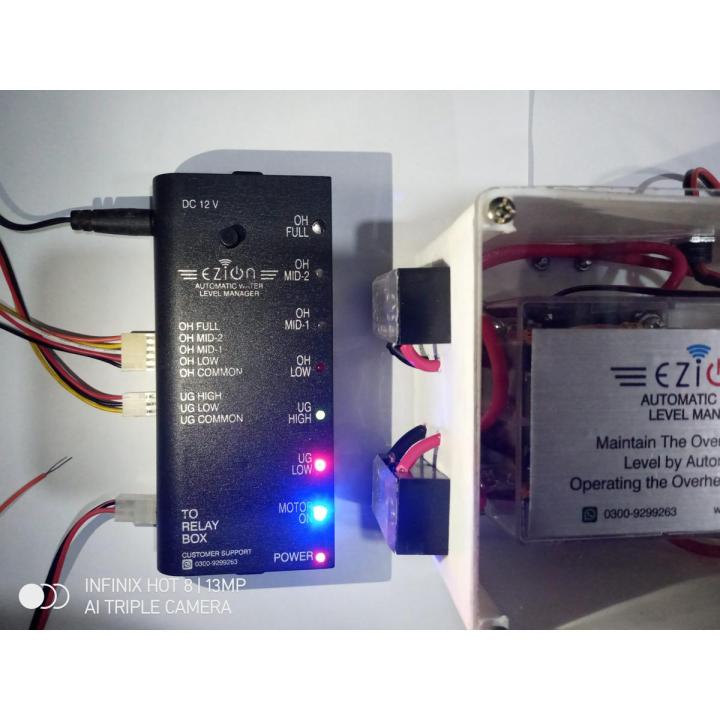 Ezion SUCTION Automatic Water Level Manager | Underground Tank Suction Motor Controller | Smart Remote Touch Switch Board | Home Automation Device