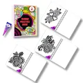 High Quality Reusable Mehndi Practice Books  For Henna Practice with free Scrub (pack of 2). 