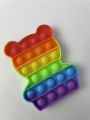 Pop Bubble Squeeze Bear Shape Pop It Fidget Toy – Fidget Bear Blocks Popper for Kids. 