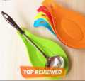 Holder -  Spoon Holder - 1Pcs Plastic Spoon Rest Heat Resistant Utensil Holder Cooking Tool Rest Pad Grade Spoon|[Multicolors 1 pc ]. 