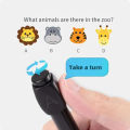 New Decompression Rotating Gel Pen Answer Pen Novelty 0.5mm Ballpoint Abcd Choose Student Black Personality Pen Stationery O7N7. 