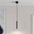 Modern Tube Ceiling Hanging Lights - Metal Cylindrical Hanging Light | Hanging Light | Ceiling Lamp | Hanging Light – Ceiling Lamp | Indoor Lights - Modern Pendant for Home & Office | LED/Filament Bulb Compatible (Bulb Not Included). 