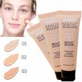 3colors BB Cream Liquid Foundation Face Base Long Lasting Waterproof Cover Acne Spot Korean Cosmetics Concealer Makeup BruberryBeE. 