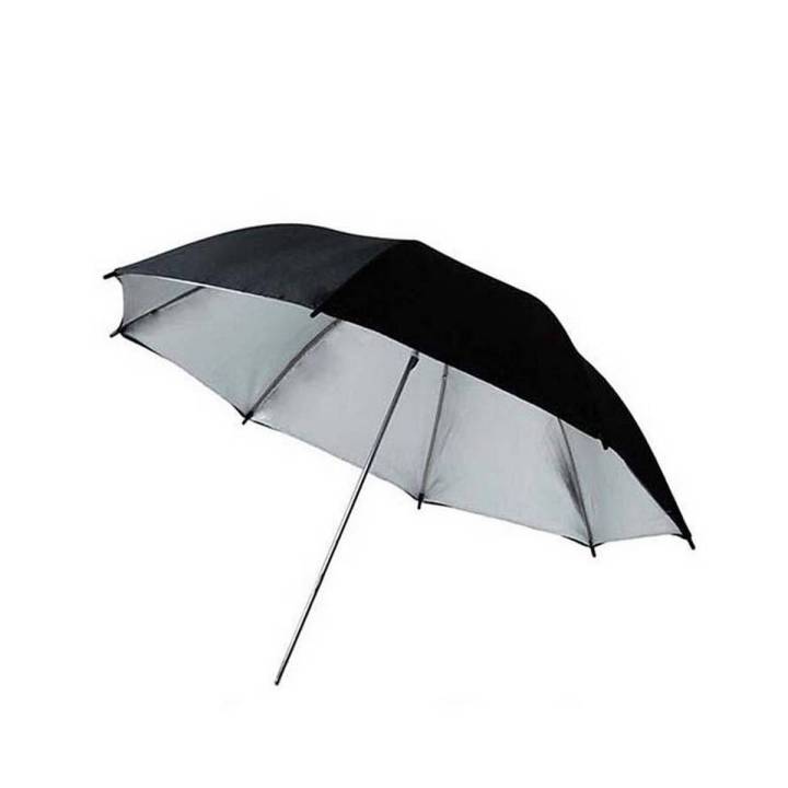 Photography Umbrella For Soft Reflective Light - 33'' - Black & Silver