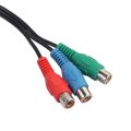 3.5mm AUX To RCA Component Green Blue Red YPbPr RCA Adapter Cable. 