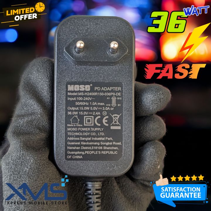 Best Charger For Google Pixel 8 Pro Rapidly Charging Supported - Moso PD Charger - Xpress Mobile Store