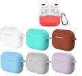 Airpods Pro  Case with Keychain Full 360° Protective Soft Slim Silicone Case Pouch. 