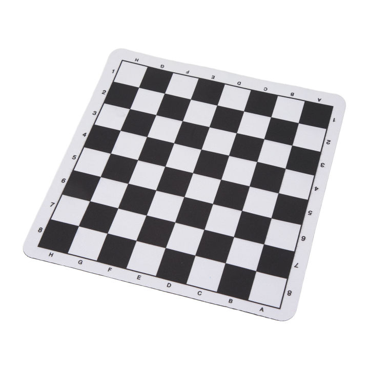 International Chess Mouse Pad Wear Resistant Tear Proof PU Leather Chess Board Easy To Clean for Computer