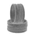 Grey | 24 pieces / 2 Dozen velvet glass bangles of all sizes ( do, sawa do, dhai). 