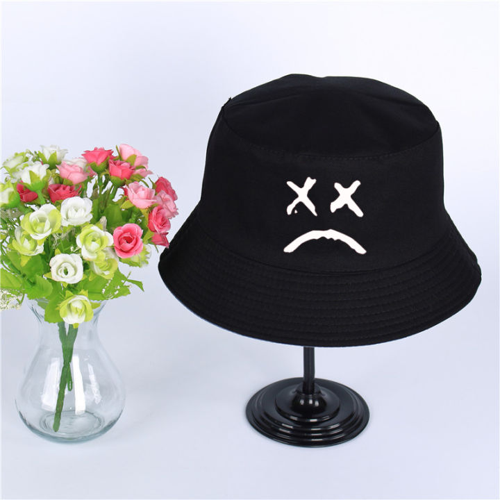 【wenfangdianpu】Peep Love lil.peep Logo Women Mens Panama Bucket Hat Lil Peep Hoodies Love lil.peep Fishing Fisherman Hat