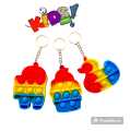 Mini Pop it Keychain Toys Push Bubble Pop Fidget Toys for Kids Adults Key Chain. 