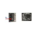Remote Card 12 Pin SPI TPM2.0 Security Module for MSI Motherboard. 
