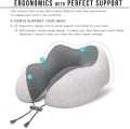 New Stuff And Imported Fabric Premium Quality Medicated Neck Foam Pillow For Travel , Neck Rest , Take Pillow And Multi Purpose Uses. 
