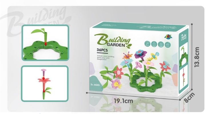 DIY%20Flower%20Garden%2036%20Pieces%20Building%20Toys%20Set%20Bouquet%20Floral%20Arrangement%20Playset%20-%20Image%204